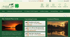 Desktop Screenshot of airfieldconference.com